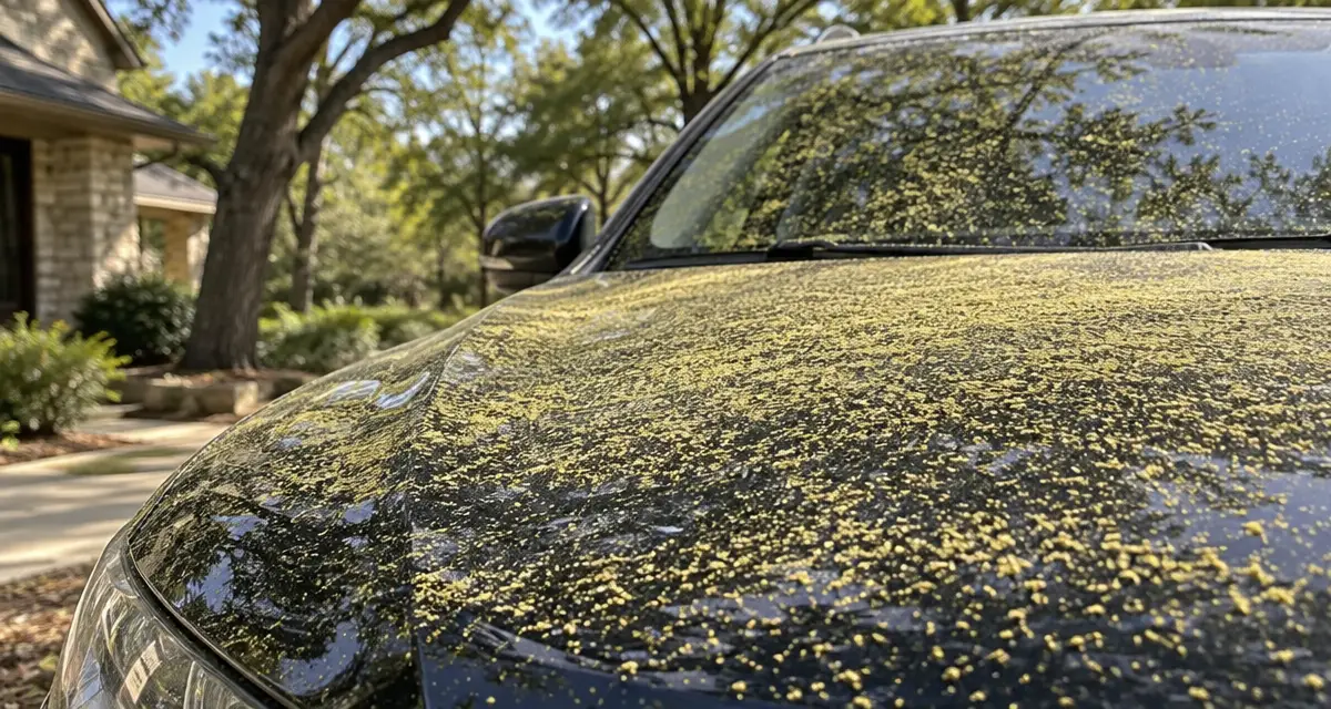 Spring Car Care: How to Safely Wash Oak Pollen Off Your Car in Austin